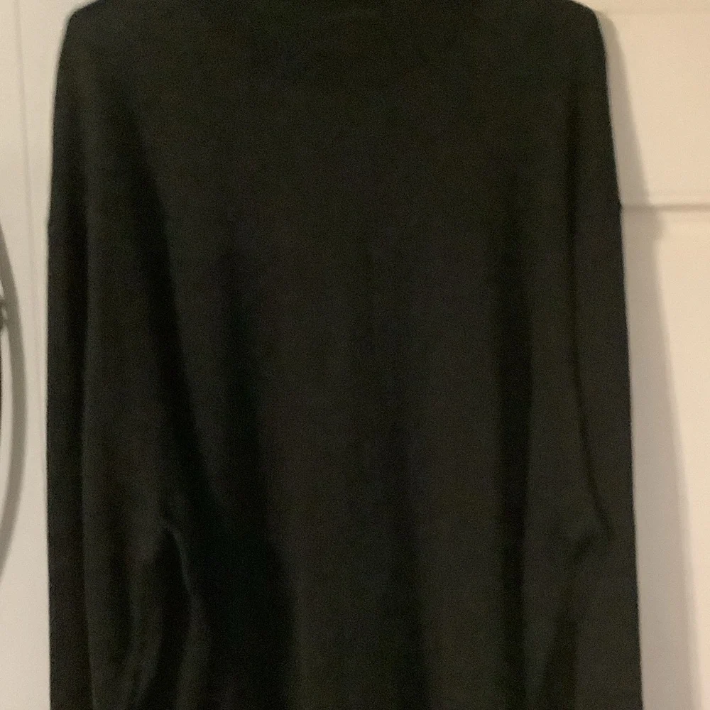 Classic Black mock Turtleneck Sweater for Men,‎ wool 46%